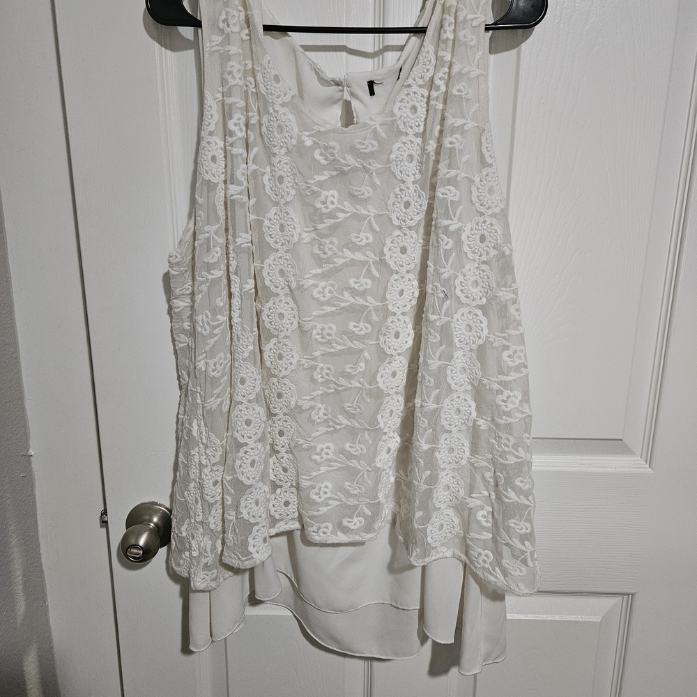 Elegant White Lace Blouse